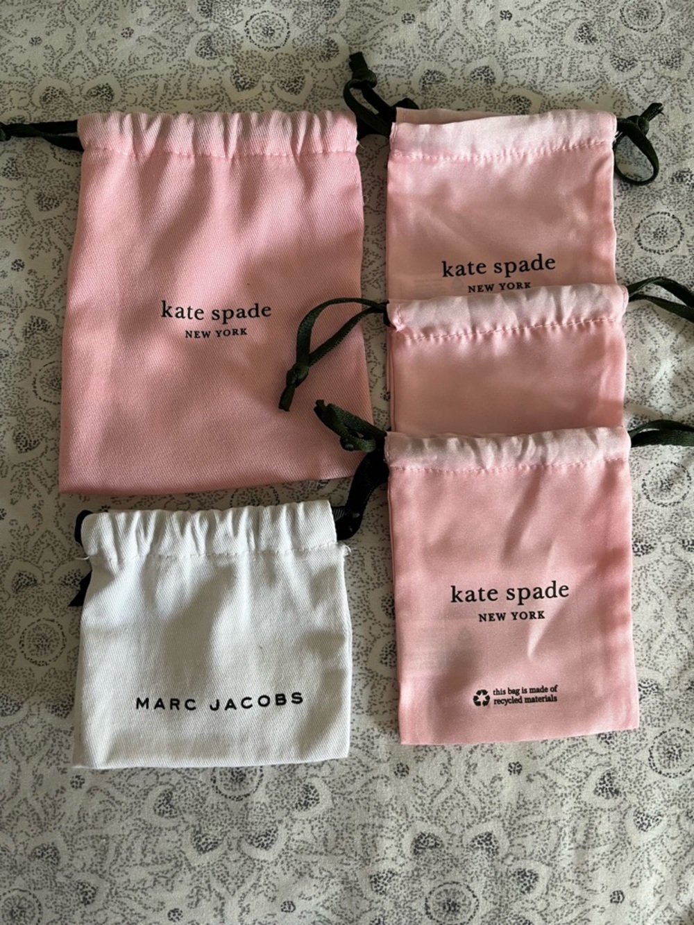 Kate Spade & Marc Jacobs Jewelry Dustbags